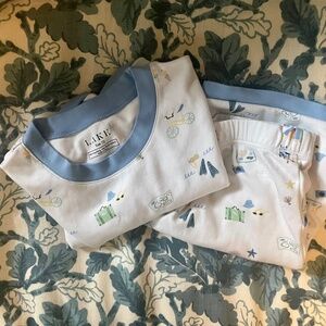 Lake Short Set Pajamas SZ 10